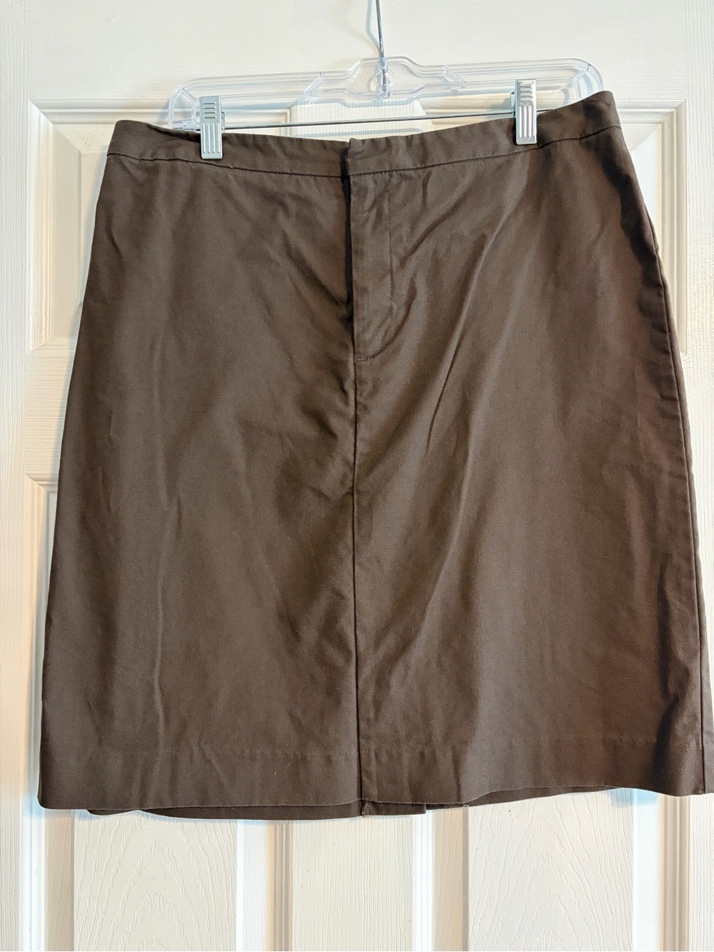 GAP Khakis Women’s Size 14 Brown A-Line Skirt Classic Workwear Cotton